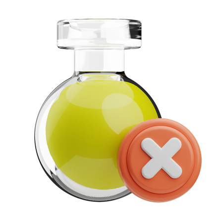 No chemical Skincare  3D Icon