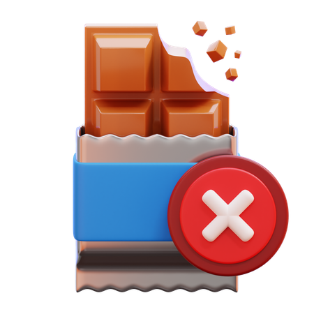 No Chocolate  3D Icon