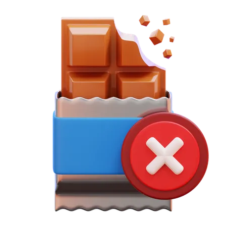 No Chocolate  3D Icon