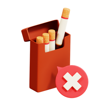 No Cigarettes  3D Icon