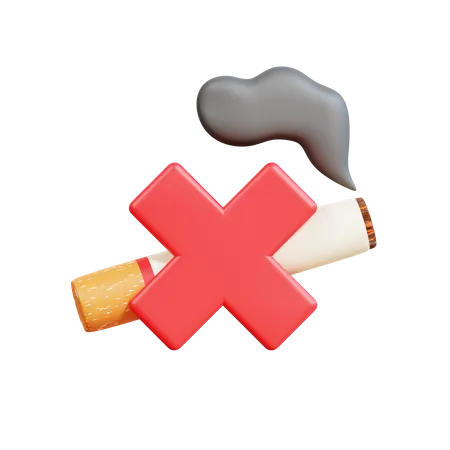 Sin cigarros  3D Icon