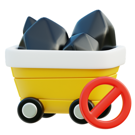 No Coal  3D Icon