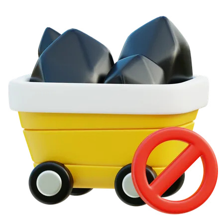 No Coal  3D Icon