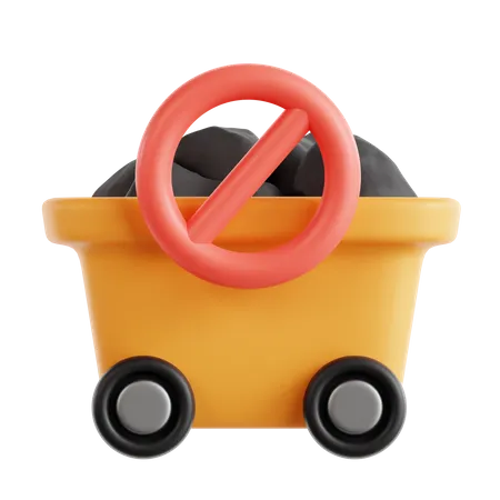 No Coal  3D Icon