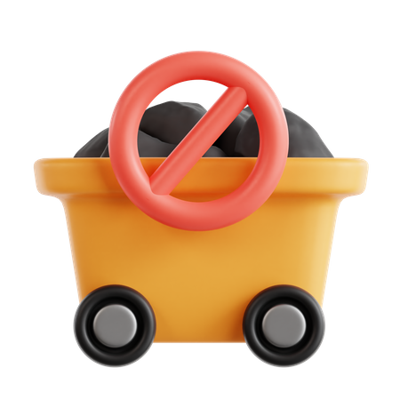 No Coal  3D Icon