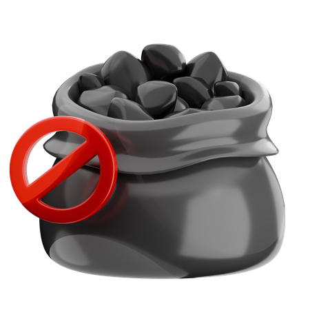 No Coal  3D Icon