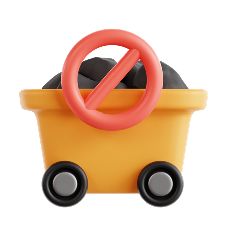 No Coal  3D Icon