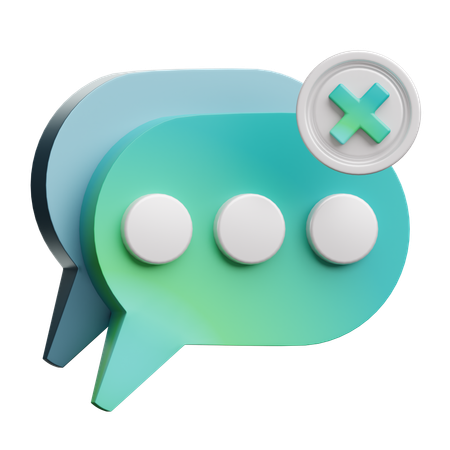 No Comment  3D Icon
