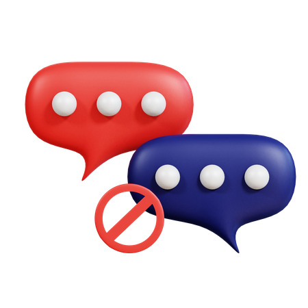 No Comment  3D Icon
