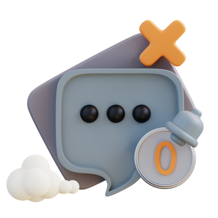 No Comment  3D Icon