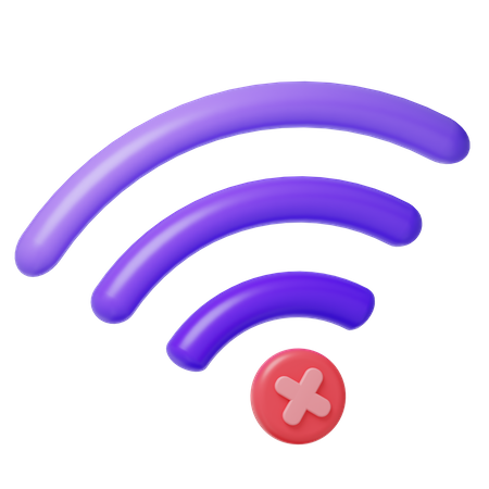 No connection  3D Icon