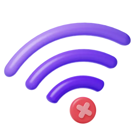 No connection  3D Icon