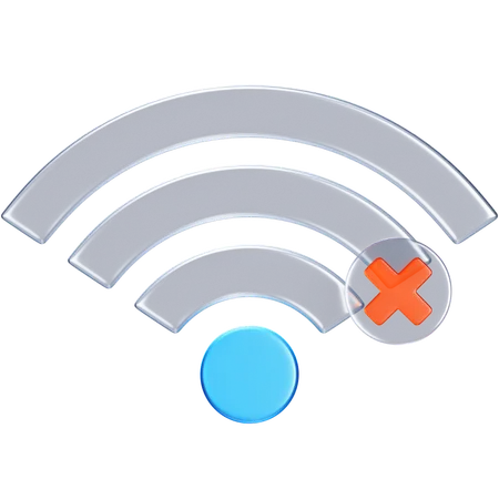 No Connection  3D Icon