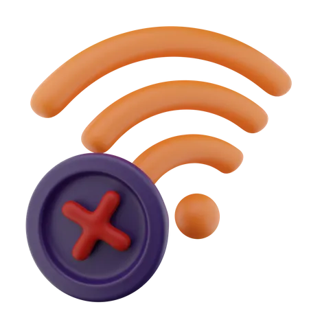 No Connection  3D Icon