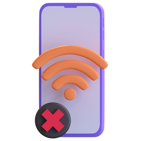 No Connection  3D Icon