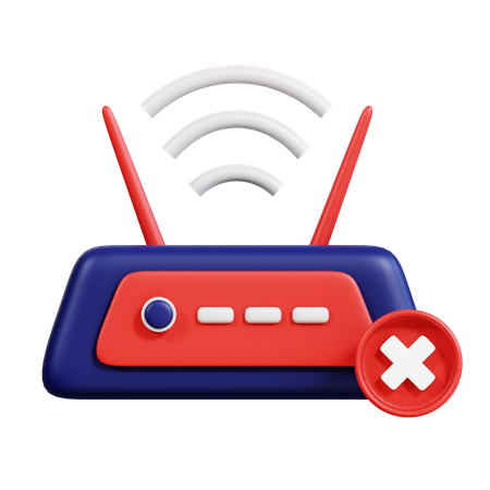 No Connection  3D Icon