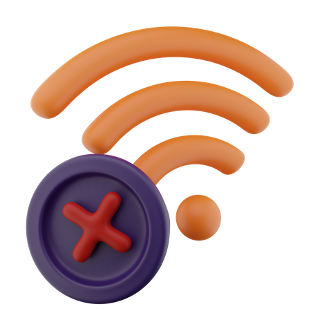 No Connection  3D Icon
