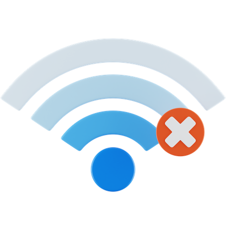 No Connection  3D Icon