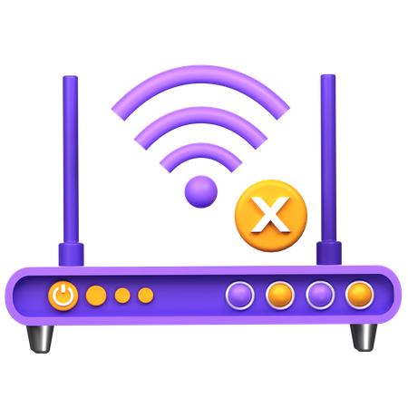 No Connection  3D Icon