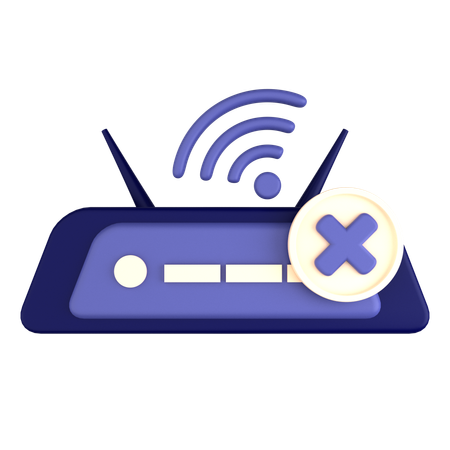 No Connection  3D Icon