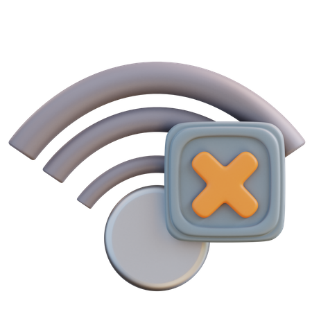 No Connection  3D Icon