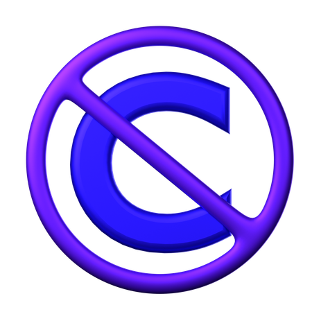 No Copyright  3D Icon