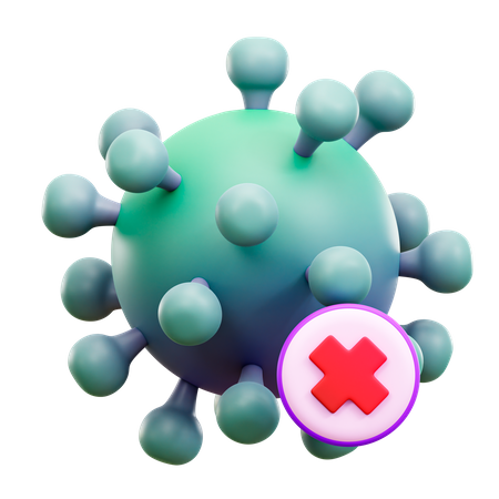 No Coronavirus  3D Illustration