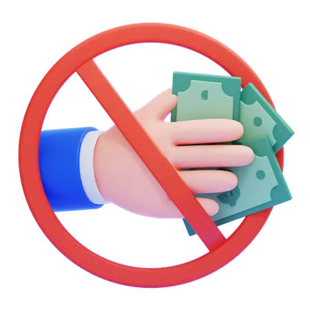 No Corruption  3D Icon