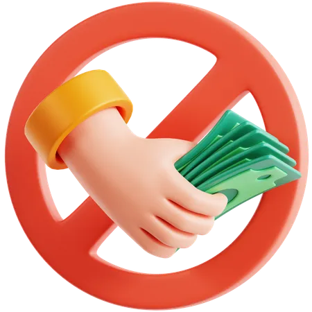 No Corruption  3D Icon