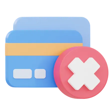 No Credit Card  3D Icon