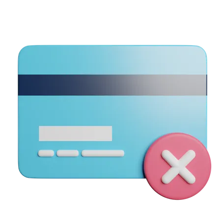 No Credit Card  3D Icon