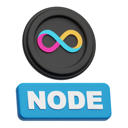 Nó de computador da internet  3D Icon