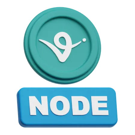 Nó de protocolo virtual  3D Icon