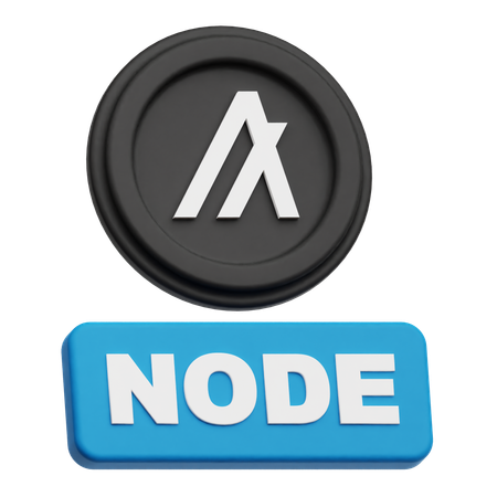 Nó de token algorand  3D Icon