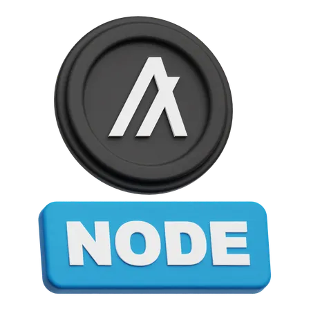 Nó de token algorand  3D Icon