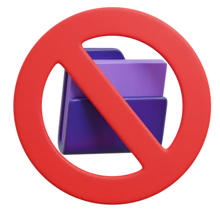 No Document  3D Icon