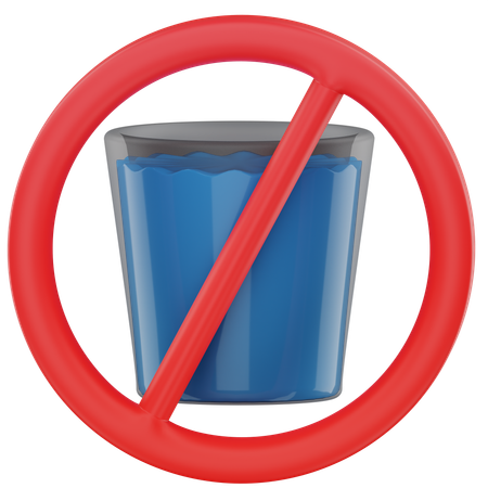 No drink  3D Icon