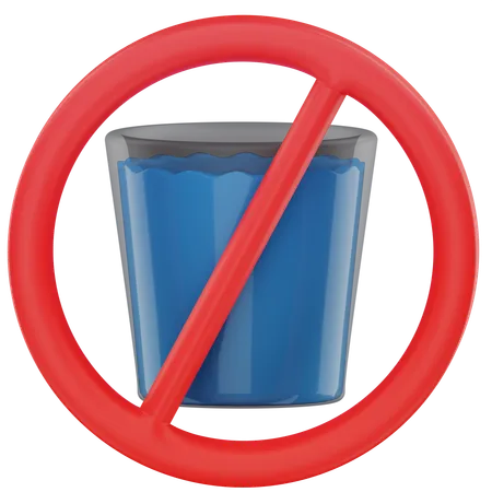 No drink  3D Icon