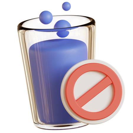 No Drink  3D Icon