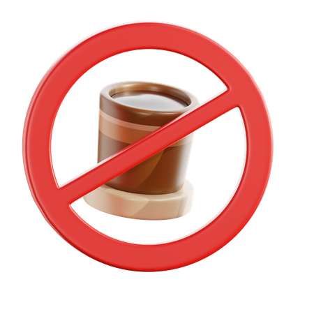 No Drink  3D Icon