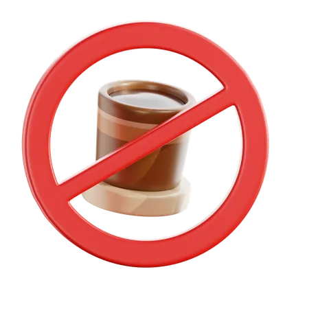 No Drink  3D Icon