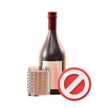 No Drink  3D Icon