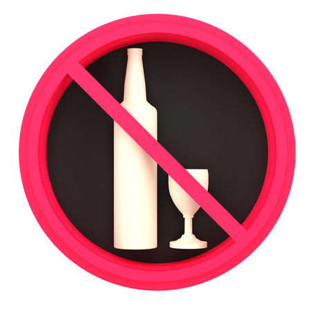 No Drink  3D Icon