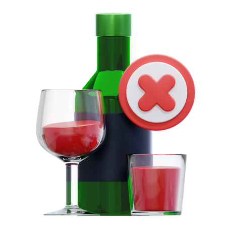 No Drink  3D Icon