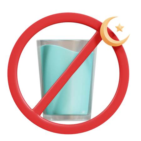 No Drink  3D Icon