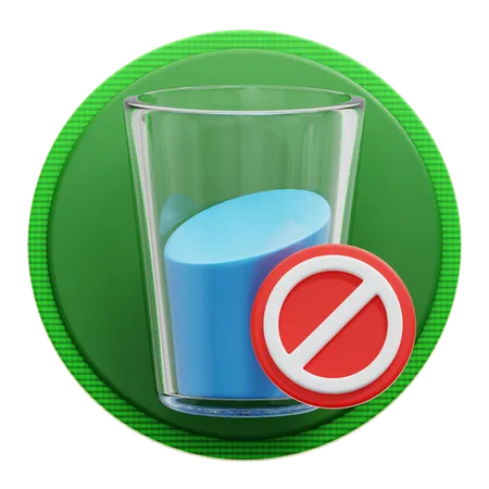 No Drink  3D Icon