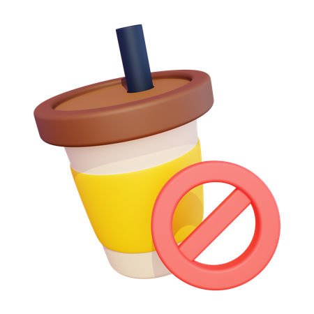 No Drink  3D Icon