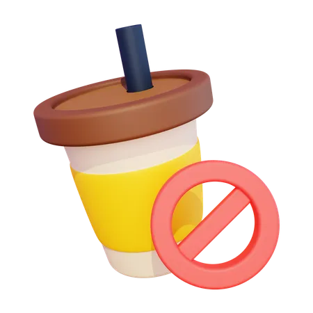 No Drink  3D Icon