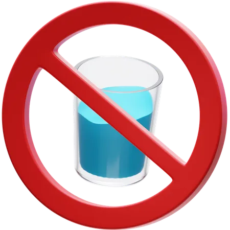 No Drink  3D Icon