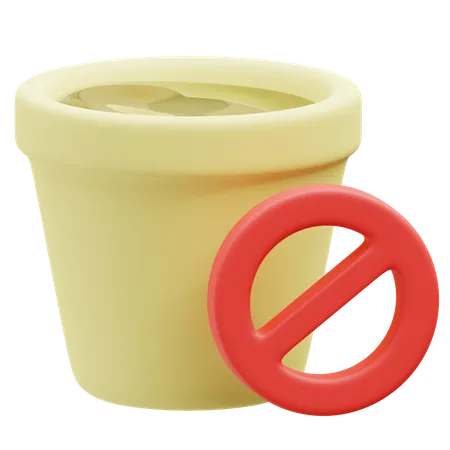 No Drink  3D Icon